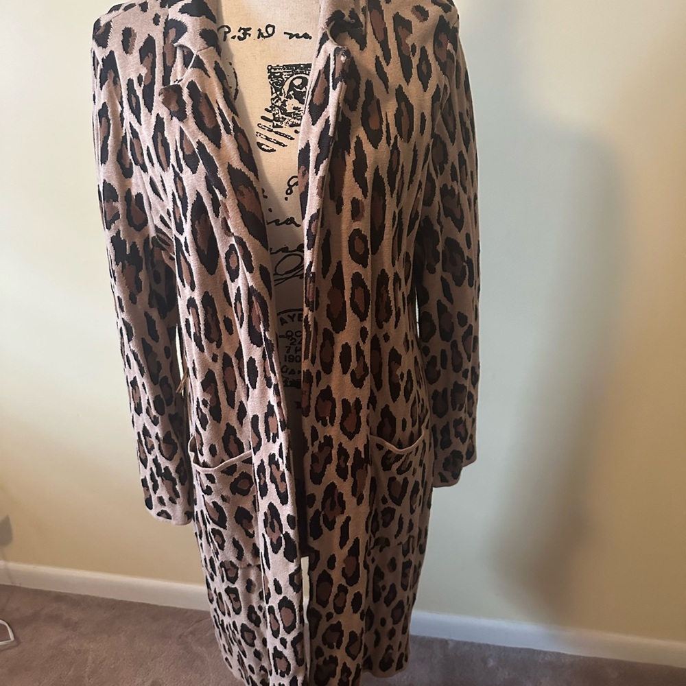 Leopard Print Women's Coat